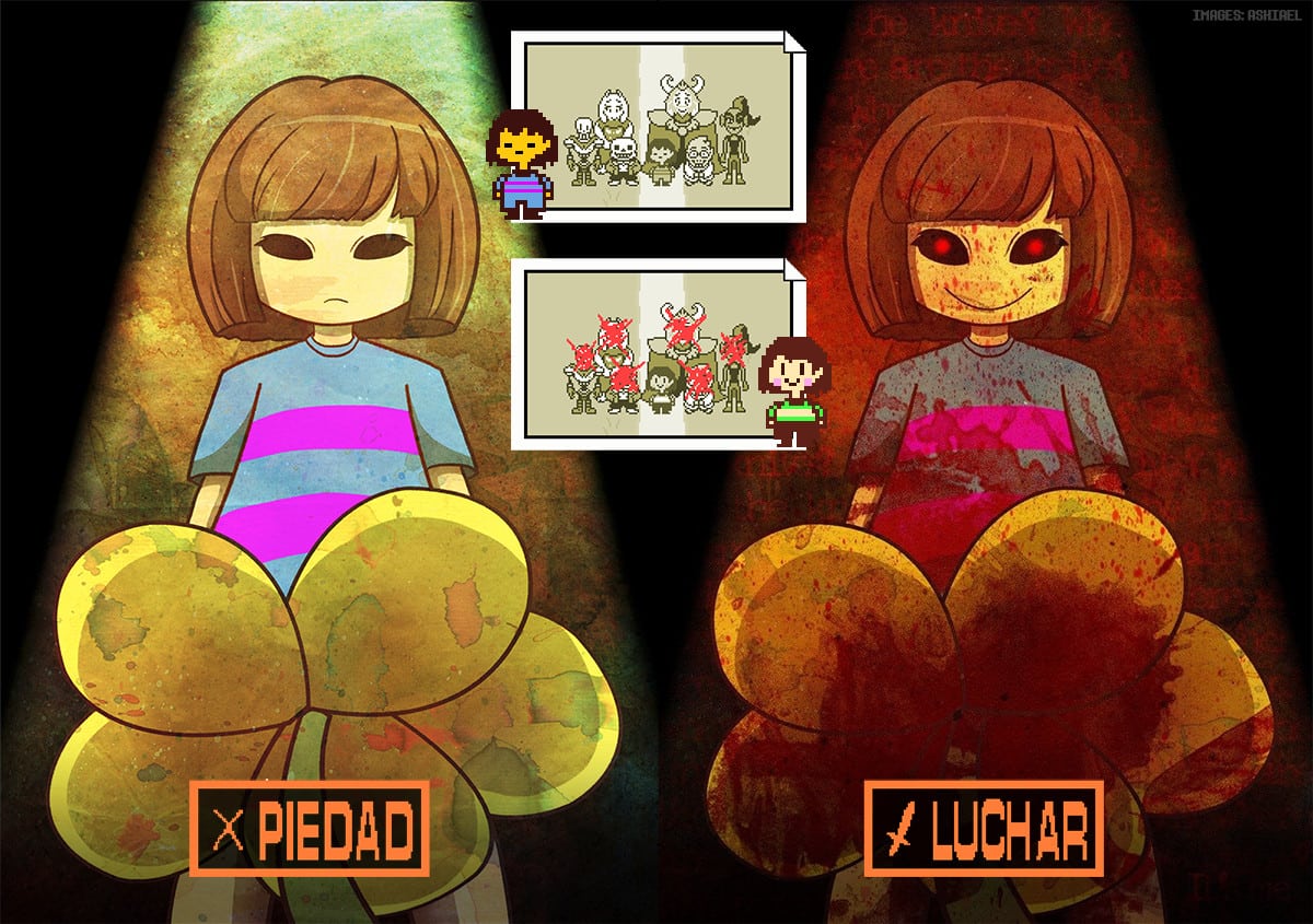 Undertale: Frisk y Chara