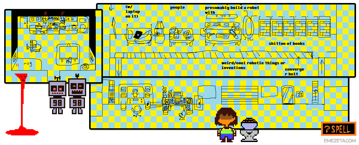 Recursos de prueba (no utilizados) en Undertale