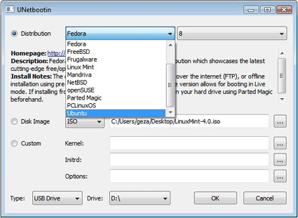 unetbootin linux usb ubuntu