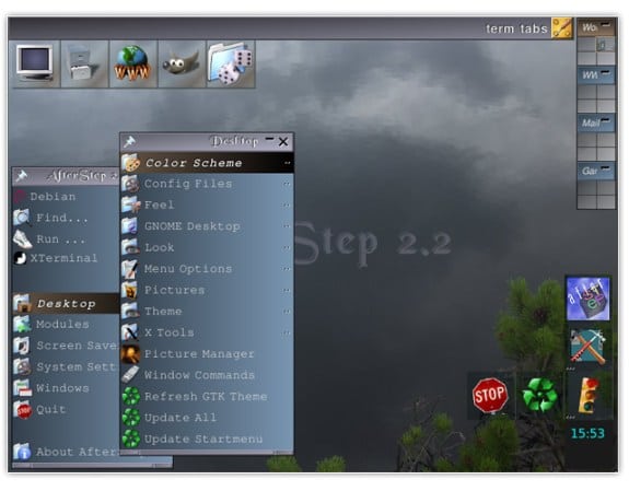 gestor de ventanas linux afterstep