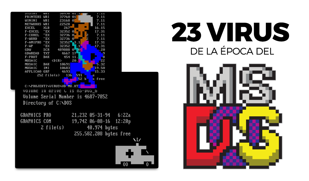 23 virus de la época del MSDOS