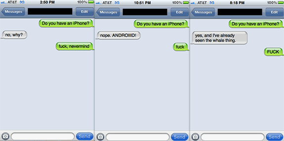 Whale meme: ¿Tienes iPhone?