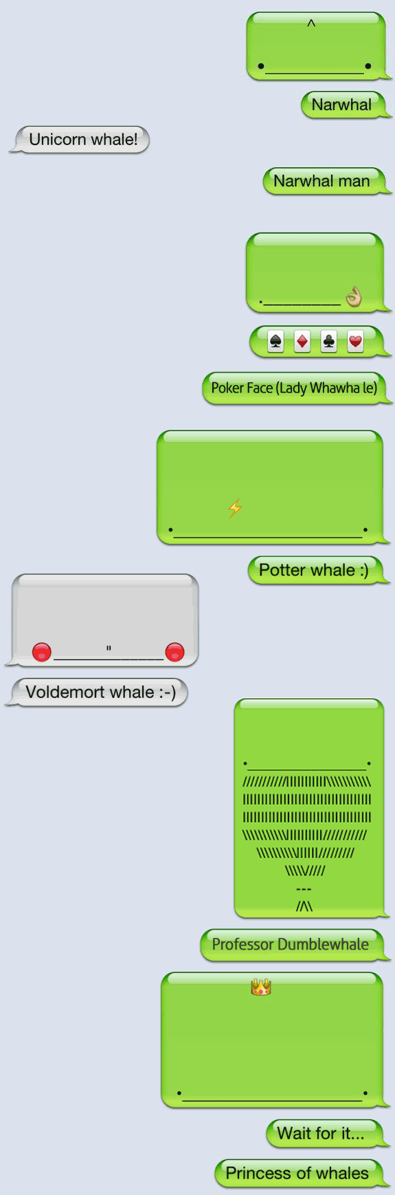 Whale meme: Ballenas derivadas 2