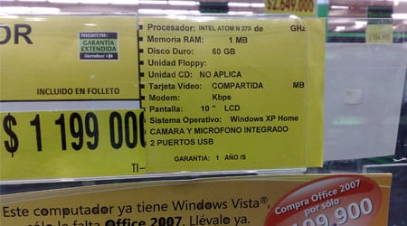 wtf netbook 1mb ram