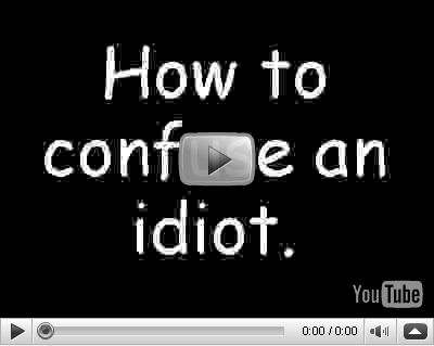 youtube confundir idiota video
