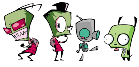 zim invasor zim gir G.I.R.
