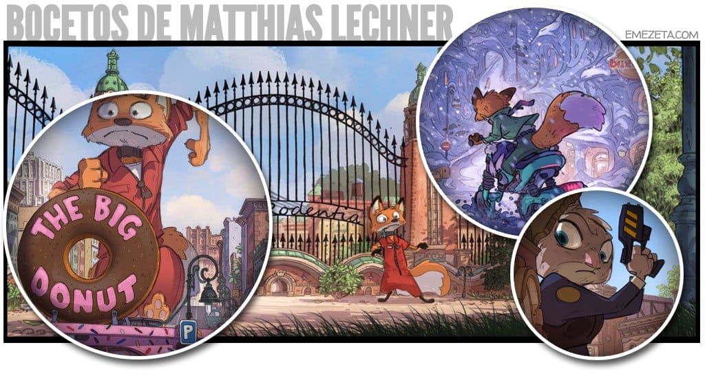 Bocetos de Matthias Lechner