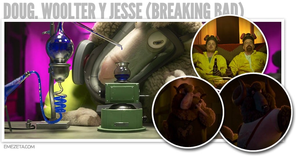 Doug, Woolter y Jesse, Breaking Bad en Zootrópolis