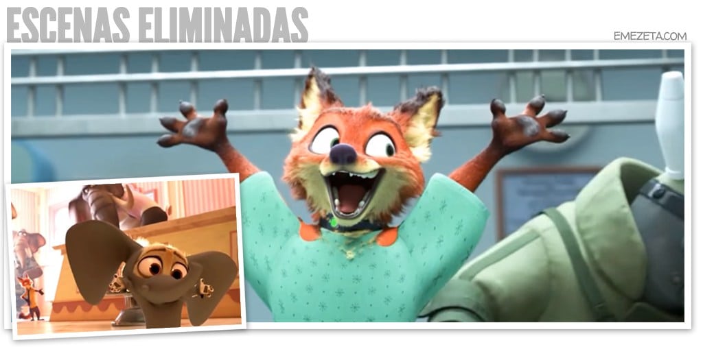 Escenas eliminadas de Zootrópolis