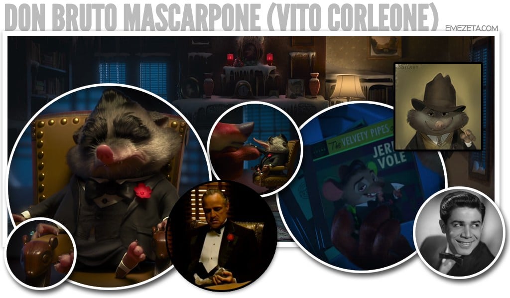 Don Bruto Mascarpone (Vito Corleone, El Padrino)